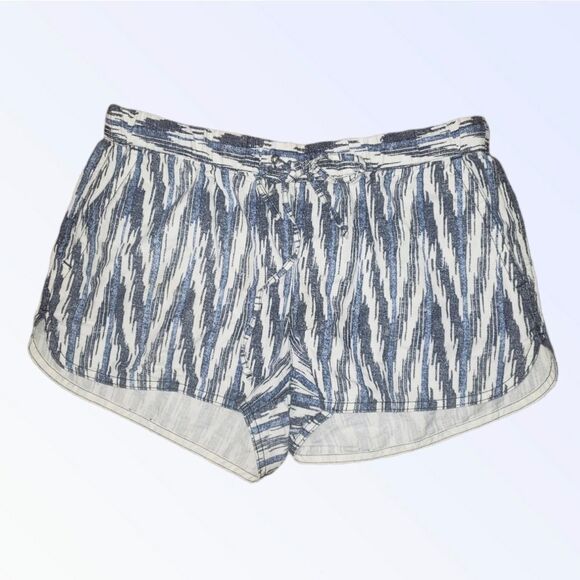 J.Crew printed linen pull on shorts geometic shorts XS style f1426 - Picture 1 of 5